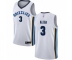 Memphis Grizzlies #3 Grayson Allen Authentic White Basketball Jersey - Association Edition