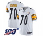 Pittsburgh Steelers #70 Ernie Stautner White Vapor Untouchable Limited Player 100th Season Football Jersey