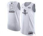Houston Rockets #13 James Harden Authentic White 2018 All-Star Game Basketball Jersey