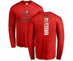 Tampa Bay Buccaneers #19 Breshad Perriman Red Backer Long Sleeve T-Shirt