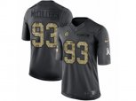 Pittsburgh Steelers #93 Dan McCullers Limited Black 2016 Salute to Service NFL Jersey