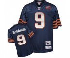 Mitchell and Ness Chicago Bears #9 Jim McMahon Blue Team Color Big Number with Bear Patch Authentic Throwback Football Jersey