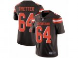 Cleveland Browns #64 JC Tretter Vapor Untouchable Limited Brown Team Color NFL Jersey