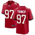 Tampa Bay Buccaneers #97 Zach Triner Nike Home Red Vapor Limited Jersey