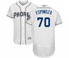 San Diego Padres Anderson Espinoza White Home Flex Base Authentic Collection Baseball Player Jersey