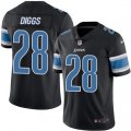 Detroit Lions #28 Quandre Diggs Limited Black Rush Vapor Untouchable NFL Jersey