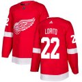 Detroit Red Wings #22 Matthew Lorito Premier Red Home NHL Jersey