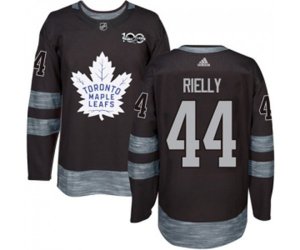 Toronto Maple Leafs #44 Morgan Rielly Authentic Black 1917-2017 100th Anniversary NHL Jersey