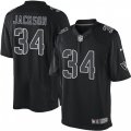 Oakland Raiders #34 Bo Jackson Limited Black Impact NFL Jersey