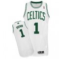 Boston Celtics #1 Walter Brown Authentic White Home NBA Jersey