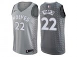 Minnesota Timberwolves #22 Andrew Wiggins Gray NBA Swingman City Edition Jersey