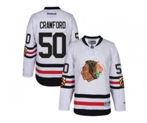 Chicago Blackhawks #50 Corey Crawford 2017 Winter Classic White Stitched NHL Jersey