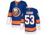 New York Islanders #53 Casey Cizikas Royal Blue Home Authentic Stitched NHL Jersey