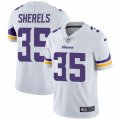Minnesota Vikings #35 Marcus Sherels White Vapor Untouchable Limited Player NFL Jersey
