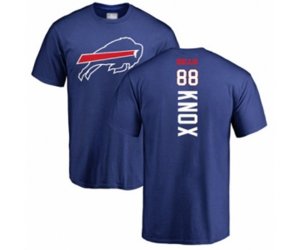 Buffalo Bills #88 Dawson Knox Royal Blue Backer T-Shirt