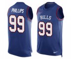 Buffalo Bills #99 Harrison Phillips Limited Royal Blue Player Name & Number Tank Top Football Jersey