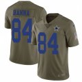Dallas Cowboys #84 James Hanna Limited Olive 2017 Salute to Service NFL Jersey