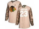 Chicago Blackhawks #23 Michael Jordan Camo Authentic 2017 Veterans Day Stitched NHL Jersey