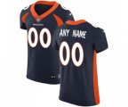 Denver Broncos Customized Navy Blue Alternate Vapor Untouchable Custom Elite Football Jersey