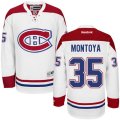 Montreal Canadiens #35 Al Montoya Authentic White Away NHL Jersey