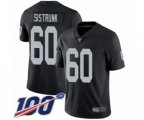Oakland Raiders #60 Otis Sistrunk Black Team Color Vapor Untouchable Limited Player 100th Season Football Jersey