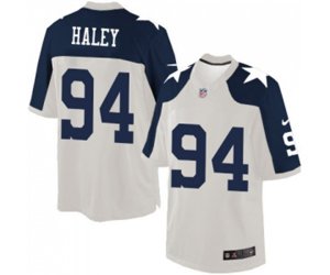 Dallas Cowboys #94 Charles Haley Limited White Throwback Alternate Football Jersey