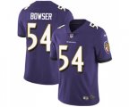 Baltimore Ravens #54 Tyus Bowser Purple Team Color Vapor Untouchable Limited Player Football Jersey