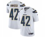 Los Angeles Chargers #42 Uchenna Nwosu White Vapor Untouchable Limited Player NFL Jersey