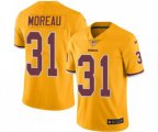 Washington Redskins #31 Fabian Moreau Limited Gold Rush Vapor Untouchable Football Jersey