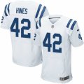 Indianapolis Colts #42 Nyheim Hines Elite White NFL Jersey