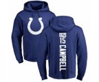 Indianapolis Colts #15 Parris Campbell Royal Blue Backer Pullover Hoodie