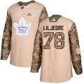 Toronto Maple Leafs #78 Timothy Liljegren Authentic Camo Veterans Day Practice NHL Jersey