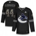 Vancouver Canucks #44 Erik Gudbranson Black Authentic Classic Stitched NHL Jersey