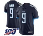 Tennessee Titans #9 Steve McNair Navy Blue Team Color Vapor Untouchable Limited Player 100th Season Football Jersey