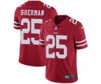 San Francisco 49ers #25 Richard Sherman Red Team Color Vapor Untouchable Limited Player Football Jersey