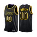 Los Angeles Lakers #10 Jared Dudley Swingman Black Basketball Jersey - City Edition