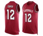 Arizona Cardinals #12 Pharoh Cooper Limited Red Player Name & Number Tank Top Football Jersey