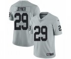 Oakland Raiders #29 Lamarcus Joyner Limited Silver Inverted Legend Football Jersey