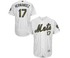 New York Mets #17 Keith Hernandez Authentic White 2016 Memorial Day Fashion Flex Base MLB Jersey