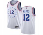 Philadelphia 76ers #12 Tobias Harris White Swingman Jersey - Earned Edition