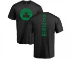 Boston Celtics #0 Robert Parish Black One Color Backer T-Shirt
