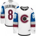 Colorado Avalanche #8 Joe Colborne Premier White 2016 Stadium Series NHL Jersey