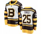 Boston Bruins #25 Brandon Carlo White 2019 Winter Classic Fanatics Branded Breakaway NHL Jersey