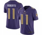Baltimore Ravens #11 Seth Roberts Limited Purple Rush Vapor Untouchable Football Jersey