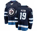 Winnipeg Jets #19 Nic Petan Fanatics Branded Navy Blue Home Breakaway NHL Jersey
