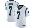 Carolina Panthers #7 Kyle Allen White Vapor Untouchable Limited Player Football Jersey