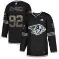 Nashville Predators #92 Ryan Johansen Black Authentic Classic Stitched NHL Jersey