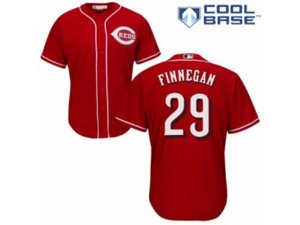 Cincinnati Reds #29 Brandon Finnegan Authentic Red Alternate Cool Base MLB Jersey
