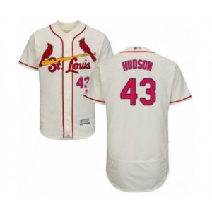 St. Louis Cardinals #43 Dakota Hudson Cream Alternate Flex Base Authentic Collection Baseball Player Jersey