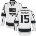 Los Angeles Kings #15 Andy Andreoff Authentic White Away NHL Jersey